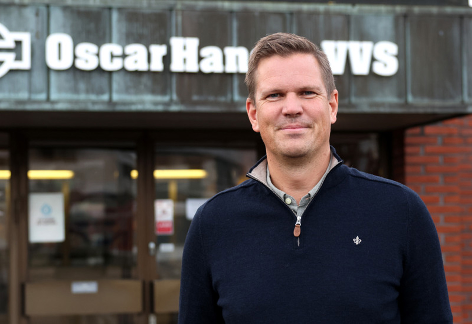 Oscar Hansson, VD på Oscar Hansson VVS